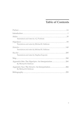 Euripides: Medea, Hippolytus, Heracles, Bacchae (Focus Classical Library)