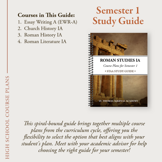 Semester 1: Roman Studies IA Study Guide