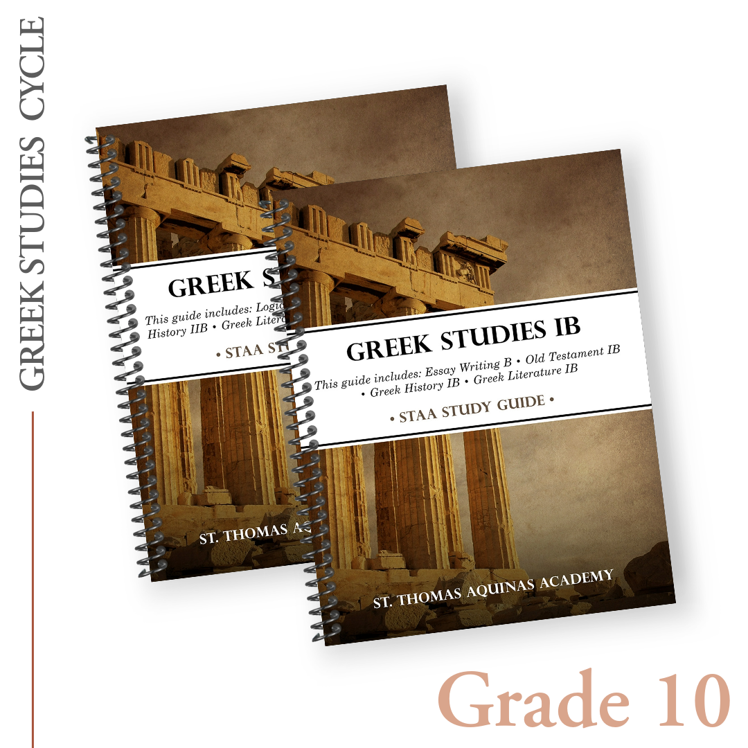 Book Lists: Greek Studies (Grade 10+) – St. Thomas Aquinas Academy