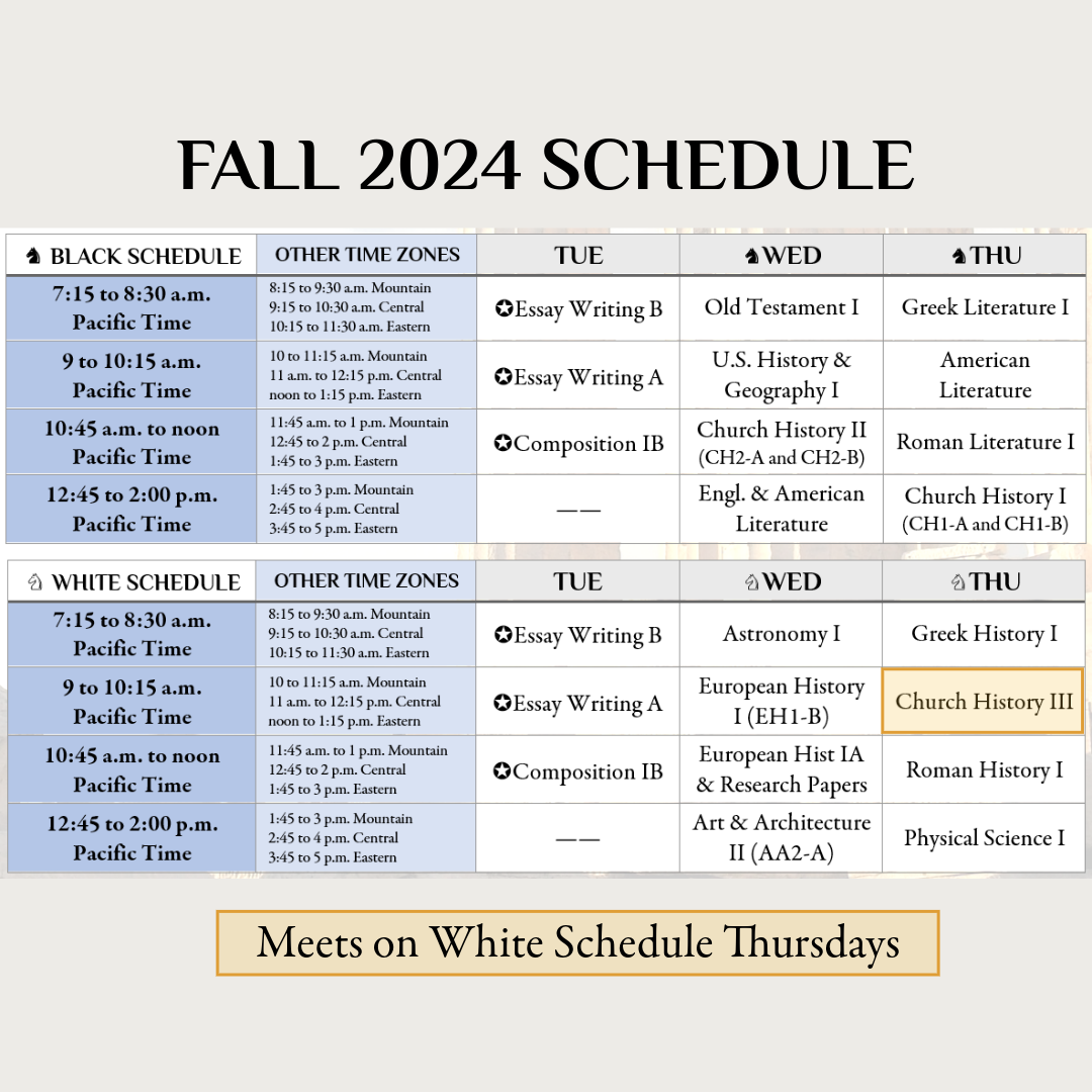 Fall 2024 Class: Church History IIIB
