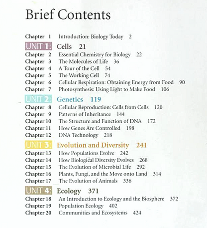 Campbell Essential Biology 4e [order used]